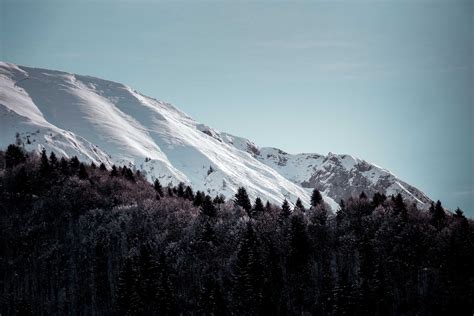 Snow Covered Mountains Landscape 5k Hd Nature 4k Wallpapers Images