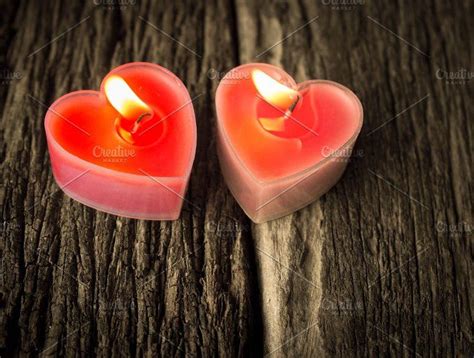 Burning Heart Heart Shaped Candles Candle Shapes Burning Heart