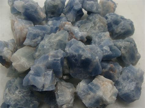 Raw Blue Calcite Blue Calcite Mineral Rocks Rough