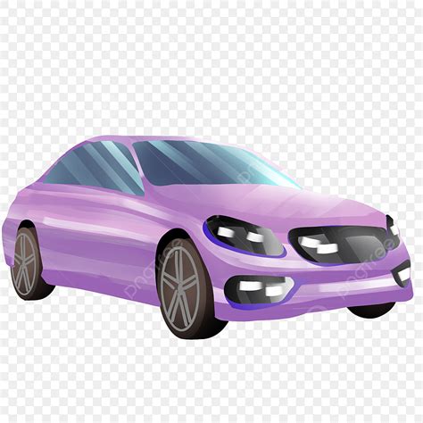 รูปmotor Vehicle A Small Car Purple Car Illustration Png Purple Car