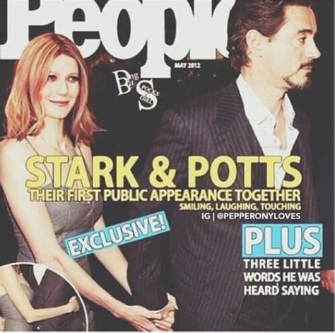Tony And Pepper People Magazine Cover By Mediavengers Marvel Films