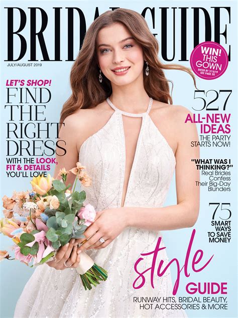 Be Inspired Pr Client Feature In Bridal Guide Bridal Magazine Cover