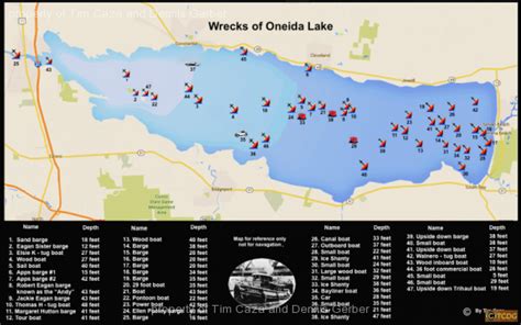 Oneida Lake Fishing Maps