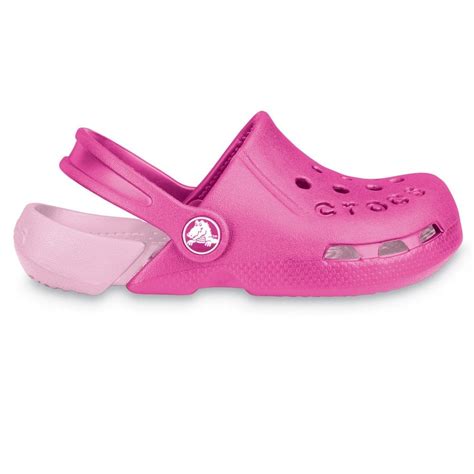 Crocs Kids Electro Shoe Fuchsiabubblegum Light Weight Clog Double