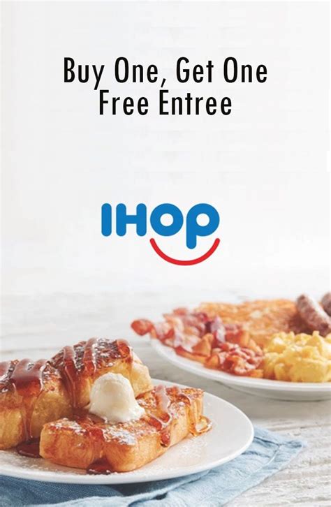 Ihop Coupons Buy One Get One Free Printable