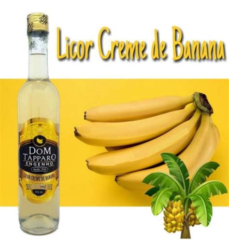 Licor Creme De Banana 750ml Dom Tapparo Licor Magazine Luiza