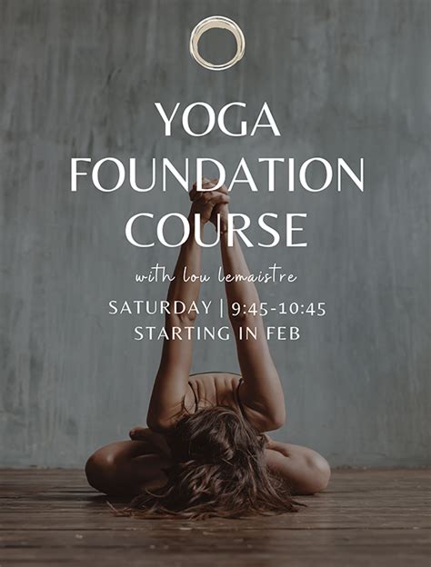Yoga Foundation Beginner Course My Asana Yoga