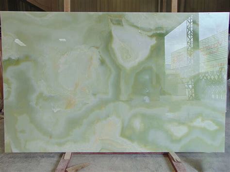 Light Green Onyx Slab For Tile Panel Countertops And Mosaic Fulei