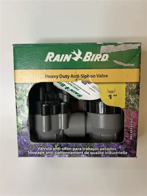 Rain Bird 1and Heavy Duty Anti Siphon Irrigation Valve W Flow Control