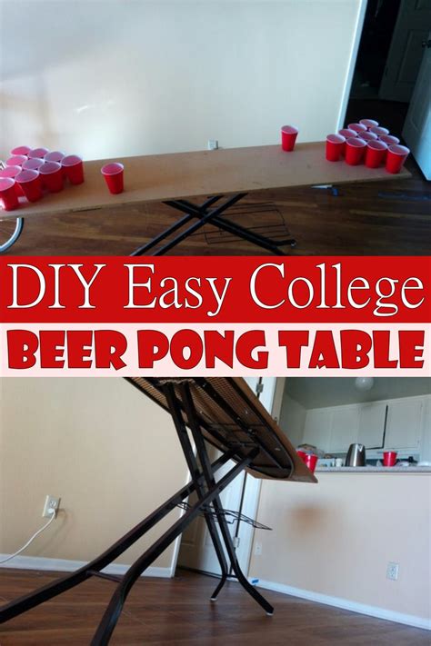 10 Free Diy Beer Pong Table Plans You Can Make Easily Diyncrafty