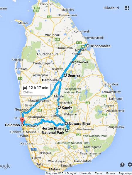 Trincomalee Travel Guide Tourism Weather How To Reach Route Map