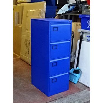 Select a filing cabinet with features like locking drawers for increased security or casters for mobility. Nearly New Triumph Trilogy 4 Drawer Filing Cabinet In Blue ...