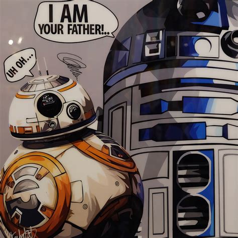 R2 D2 And Bb 8 Poster Plaque Star Wars Infamous Inspiration
