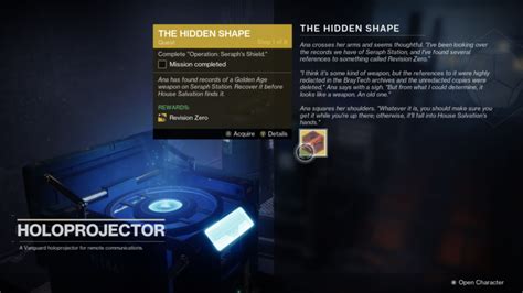 How To Start The New Exotic Quest In Destiny 2 Hidden Shape Dot Esports