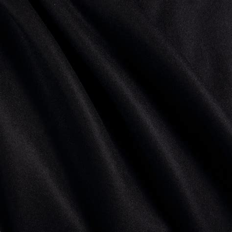 Black Heavyweight Wool Coating Bloomsbury Square Dressmaking Fabric