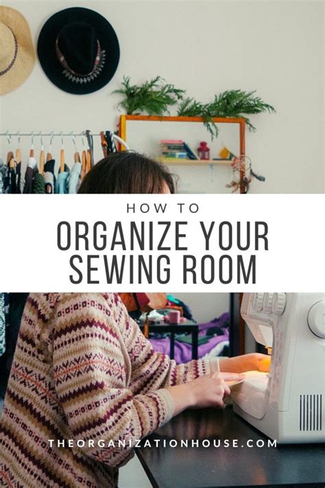 How To Organize A Sewing Room The Organization House