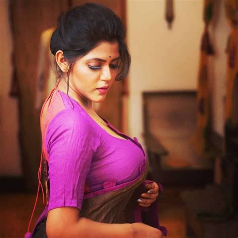 Triyaa Das Hot Saree Photo Collection Indian Filmy Actress
