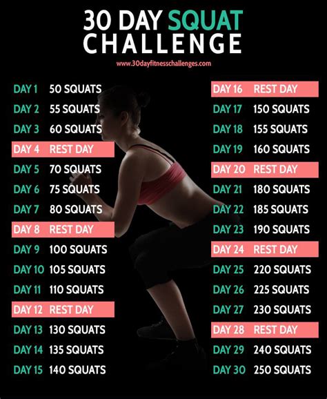 30 day squat challenge a collection of fitness quotes workout quotes