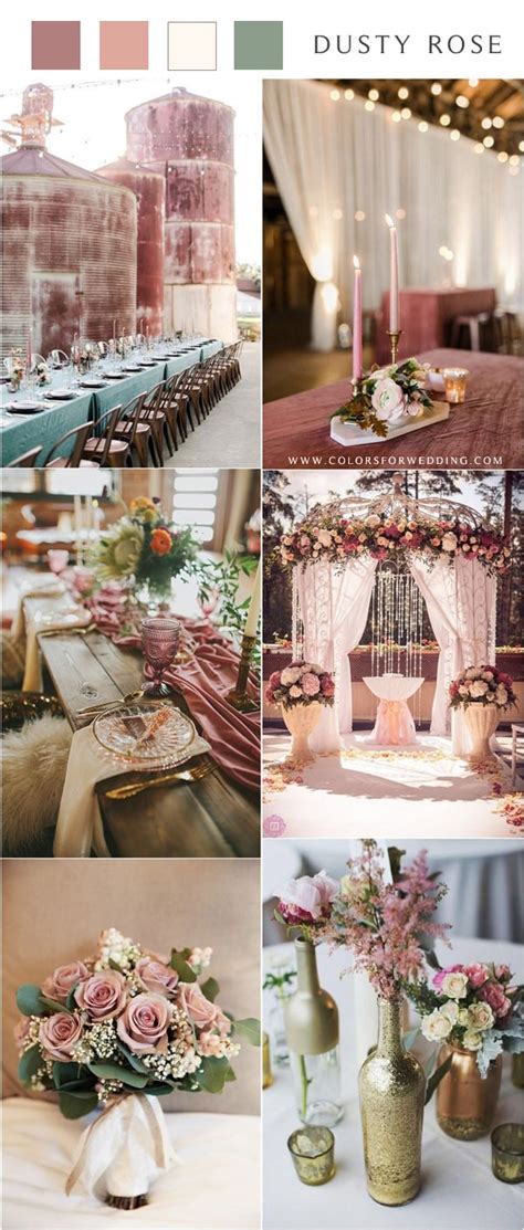 ️ 30 Dusty Rose Wedding Color Ideas 2024 Colors For Wedding