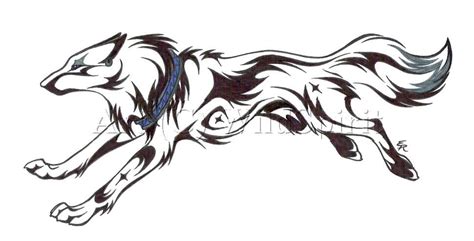Running Wolf Tattoo Commission By Wildspiritwolf On Deviantart