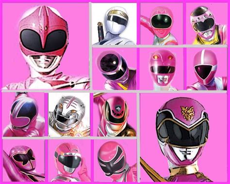 All Pink Rangers Power Rangers Pink Power Rangers Ranger