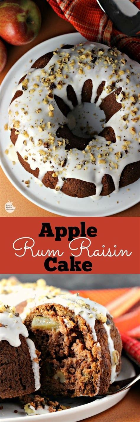 That's what really makes this pound cake recipe over the top. Apple Rum Raisin Cake | by Renee's Kitchen Adventures - A ...