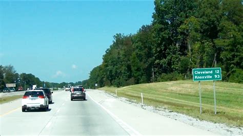 Tennessee Interstate 75 Northbound Cross Country Roads