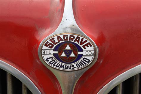 1937 Seagrave Fire Truck Fire Trucks Car Radiator Car Emblem