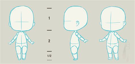 Tutorial | chibify your character • KiwiChameleon.com | Chibi sketch