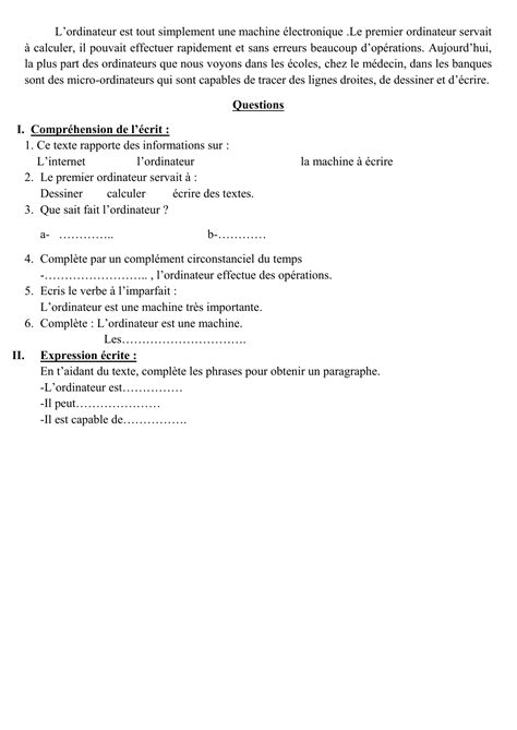 Comment Faire Pour Ecrire Un Texte Sur L Ordinateur Exemple De Texte