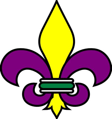 2,963 new orleans clip art images on gograph. Fleur De Lis Mardi Gra Clip Art at Clker.com - vector clip ...