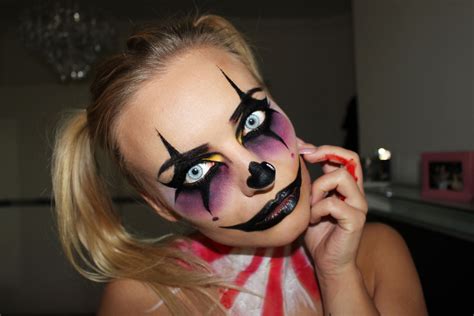 Creepy Clown Halloween Make Up Tutorial Youtube Halloween Gesicht Schminken Halloween