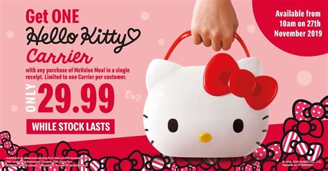 14, mcdonald's launch the hello kitty carrier. First RM3,000, Now Scalpers Are Selling the McD Hello ...