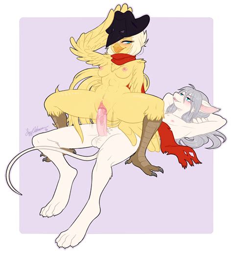 Rule 34 Anthro Blue Eyes Breasts Burmecian Chocobo Duo Erection Female Final Fantasy Hat Jet