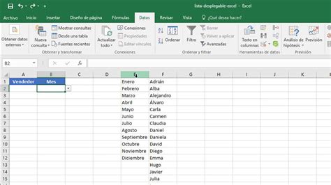 Como Crear Una Lista Desplegable En Excel Images And Photos Finder