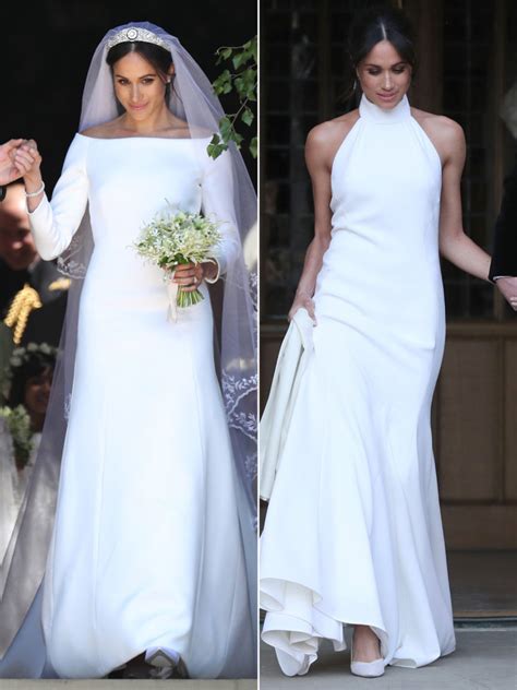 Everything to know about meghan markle's givenchy royal wedding gown. Meghan Markle's Wedding Dresses: Something Old, Something ...