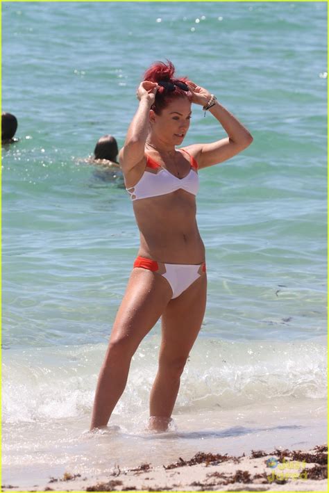 Sharna Burgess Rocks Two Cute Bikinis On The Beach In Miami Photo Photo Gallery