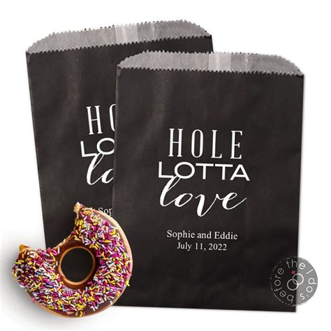 Hole Lotta Love Personalized Treat Bag Cake Bags Goodie Bags