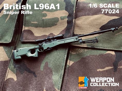 British L96a1 Sniper Rifle 16 Scale Dragon Models Weapons Set Gid