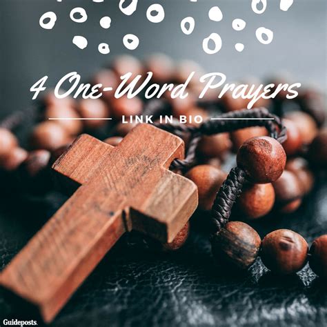 4 One Word Prayers Prayers Prayer Stories Answered Prayers