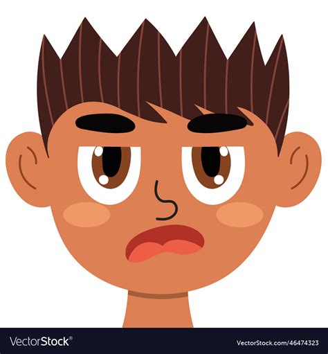 Angry Boy Face Clipart