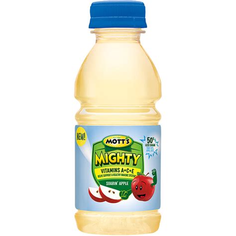 Motts Mighty Soarin Apple Juice 8 Fl Oz 24case