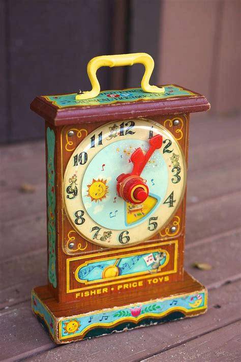 Annes Odds And Ends Fisher Price Friday Tick Tock Clock