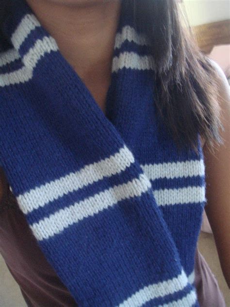 Harry Potter Ravenclaw Scarf · How To Knit Or Crochet A Stripy Scarf