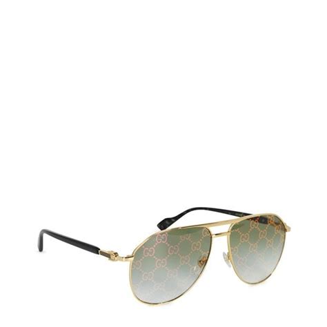 gucci aviator frame sunglasses unisex aviator sunglasses flannels fashion ireland
