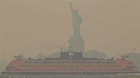 Smoke From Wildfires In Canada Impacts New York Citys Air Quality