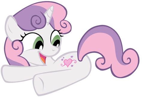 sweetie belle got her cutie mark but it s wrong her cutie mark would be a music thing my
