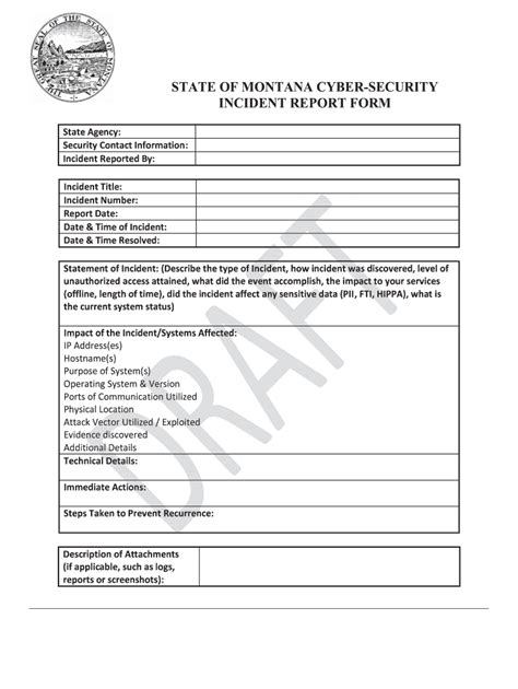 Cyber Security Incident Report Fill And Sign Printable Template