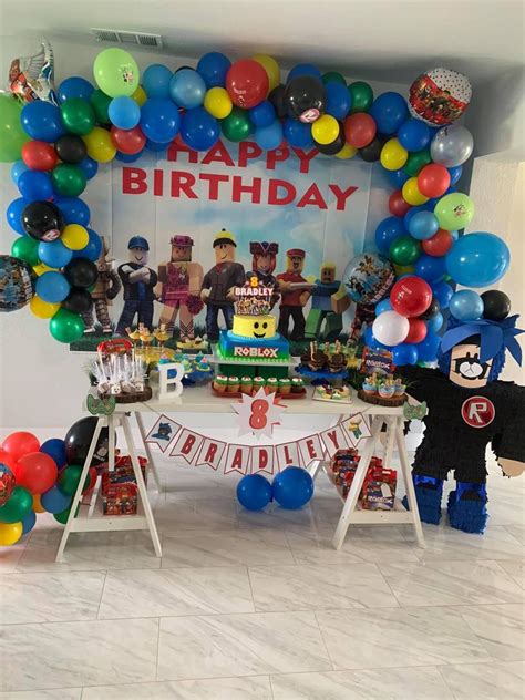 Roblox Birthday In 2021 Boy Birthday Decorations Video Games