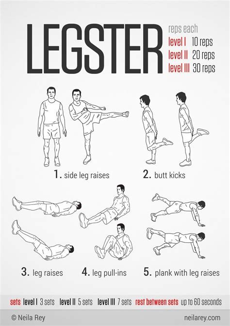 Plus, these leg exercises are suitable for any experience level! Workouts That Don't Require Equipment By Neila Rey (46 ...